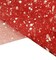 Deco Mesh: Red and White Snow Mesh 10" x 10 Yards – Decorative Flocked Christmas Mesh for Wreaths, Garlands, Swags, and Winter Crafts
